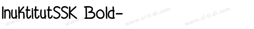 InuktitutSSK Bold字体转换